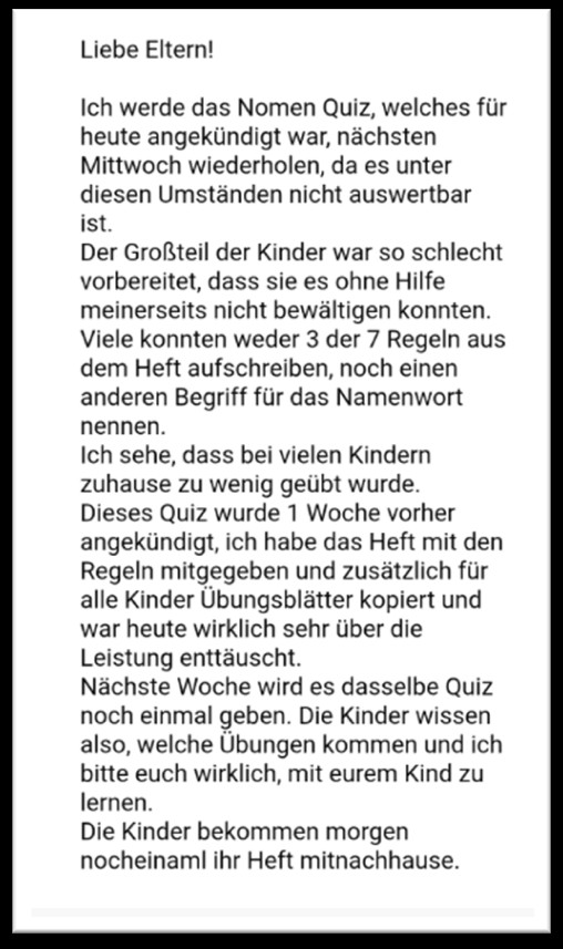 Eltern mssen mit Kindern ben
